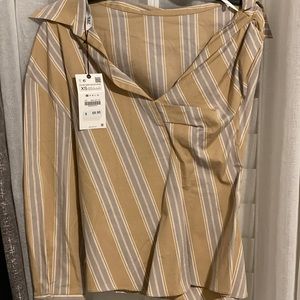 Zara xs Business casual top, brand new never worn